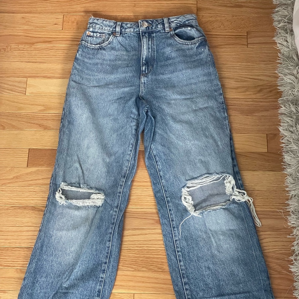 Garage Distressed Blue Women's Jeans
